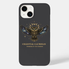 Funda Para iPhone 14 De Case-Mate Búho Celestial Guardián Cósmico