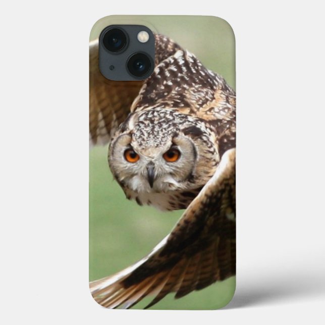 Funda De Case-Mate Para iPhone Búho de Eagle en vuelo (Reverso)