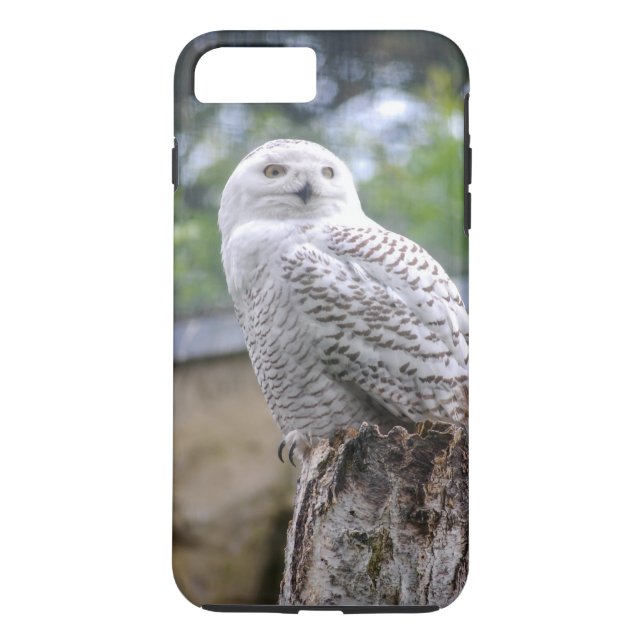 Funda De Case-Mate Para iPhone Búho de nieve (Reverso)