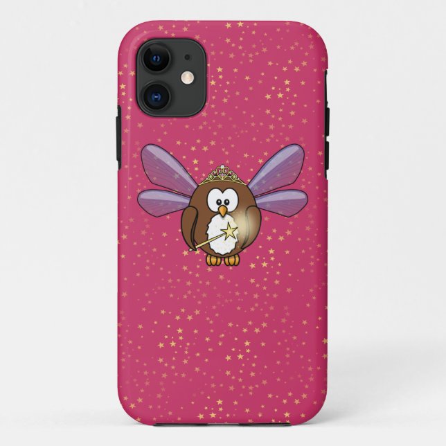 Funda De Case-Mate Para iPhone búho del faery (Reverso)
