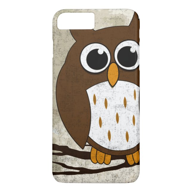 Funda De Case-Mate Para iPhone Búho encaramado (Reverso)