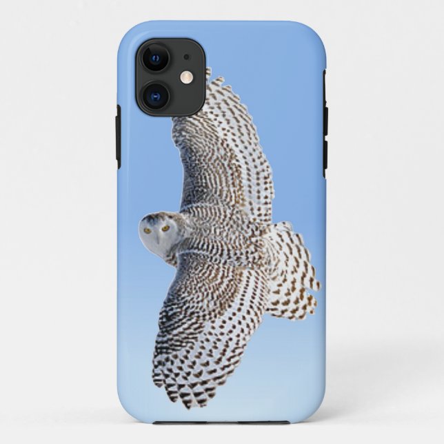 Funda De Case-Mate Para iPhone Búho Nevado (Reverso)