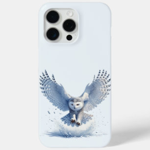 Funda Para iPhone 15 Pro Max Búho Nival en Medio de un Descenso en Picado