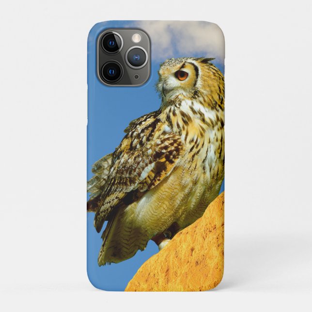 Funda De Case-Mate Para iPhone búho real euroasiático (Reverso)