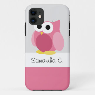 title_seo2 Búho rosado divertido - caja personalizada del