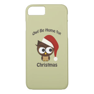 Funda Para iPhone 8/7 ¡Búho será el hogar de los Navidades!
