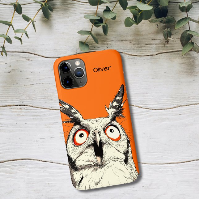 Funda De Case-Mate Para iPhone Búho Sorprendido (Subido por el creador)