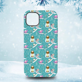 Funda Para iPhone 14 Plus De Case-Mate Búhos adorables disfrutando de un día de invierno