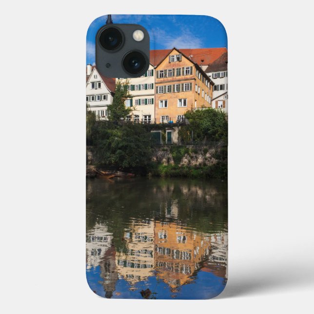 Funda De Case-Mate Para iPhone Buildings Line the River | Germany (Reverso)