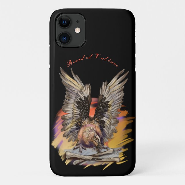 Funda De Case-Mate Para iPhone Buitre de barba (Reverso)