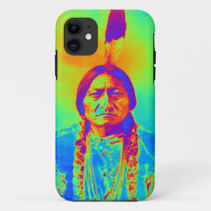 Funda Para iPhone 11 Bull nativo americano sentado