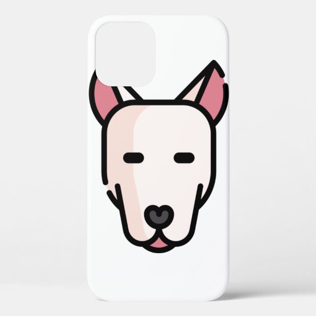Funda De Case-Mate Para iPhone Bull Terrier (Reverso )