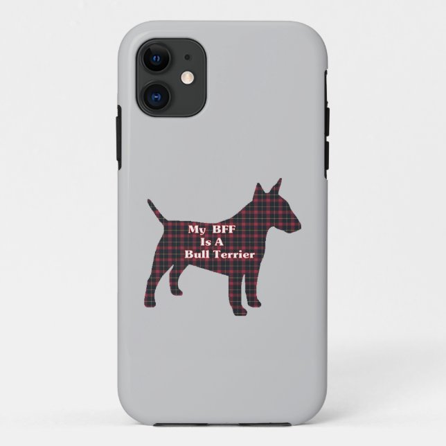 Funda De Case-Mate Para iPhone Bull Terrier BFF (Reverso)