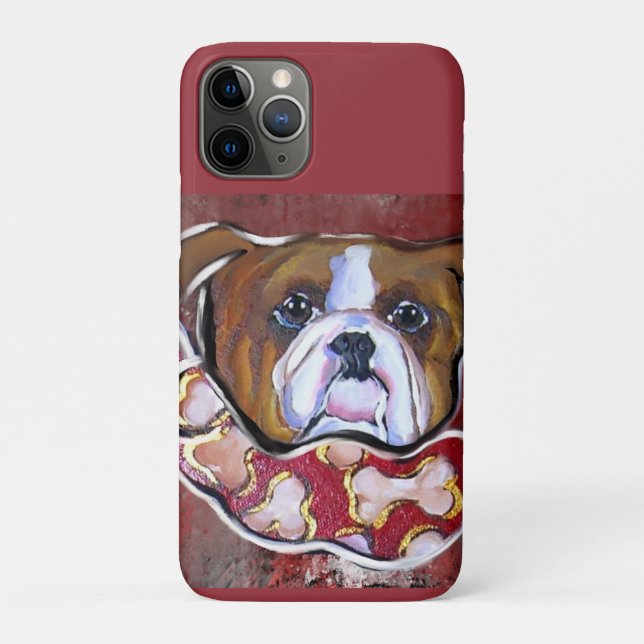 Funda De Case-Mate Para iPhone Bulldog (Reverso)