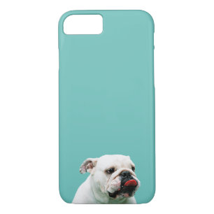 Funda Para iPhone 8/7 Bulldog blanco de perro lindo