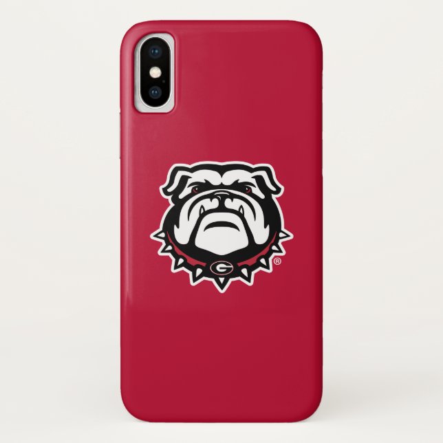 Funda De Case-Mate Para iPhone Bulldog de Georgia (Reverso)