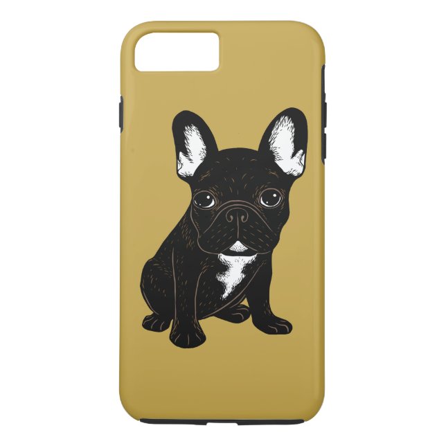 Funda De Case-Mate Para iPhone Bulldog francés Brindle (Reverso)