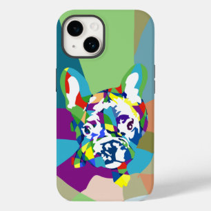 Funda Para iPhone 14 De Case-Mate Bulldog francés colorido y elegante