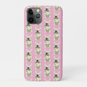 Funda Para iPhone 11 Pro Bulldog Francés Crema