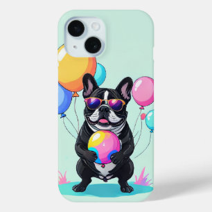 Funda Para iPhone 15 Bulldog Francés Día Feliz Bulldog Francés 