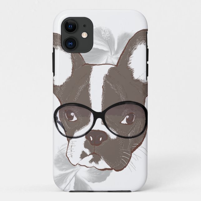 Funda De Case-Mate Para iPhone Bulldog francés elegante (Reverso)