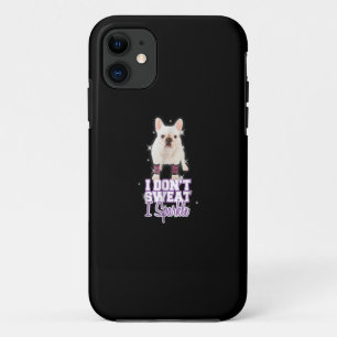 Funda Para iPhone 11 Bulldog francés espumoso para perro amante mamá 