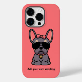 Funda Para iPhone 14 Pro De Case-Mate Bulldog francés Lilac Tan
