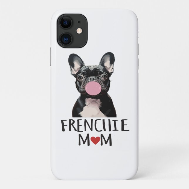 Funda De Case-Mate Para iPhone Bulldog francés lindo (Reverso)