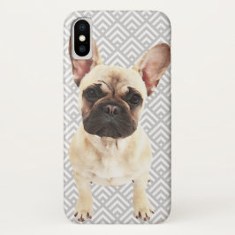 Funda Para iPhone X Bulldog francés lúdico