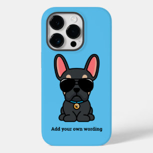 Funda Para iPhone 14 Pro De Case-Mate Bulldog francés Male Black Tan