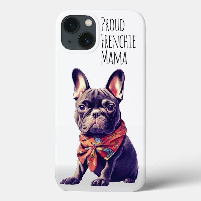 Funda De Case-Mate Para iPhone Bulldog francés personalizado (Reverso)