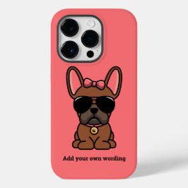Funda Para iPhone 14 Pro De Case-Mate Bulldog francés Red Fawn
