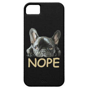 Funda Para iPhone SE/5/5s Bulldog francés  Regalos Frenchie Nope