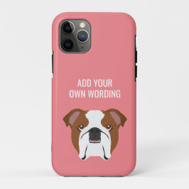 Funda Para iPhone 11 Pro Bulldog inglés lindo