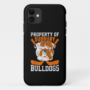 Funda Para iPhone 11 Bulldog Propiedad De Sudbury Bulldogs Perro Domést