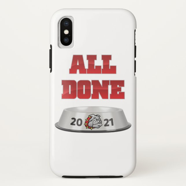 Funda De Case-Mate Para iPhone Bulldoges Mason #7 (Reverso)