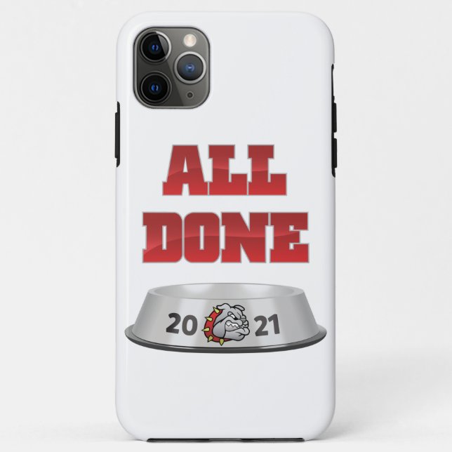 Funda De Case-Mate Para iPhone Bulldoges Mason #7 (Reverso)