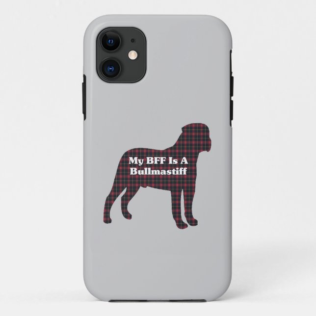 Funda De Case-Mate Para iPhone Bullmastiff BFF (Reverso)