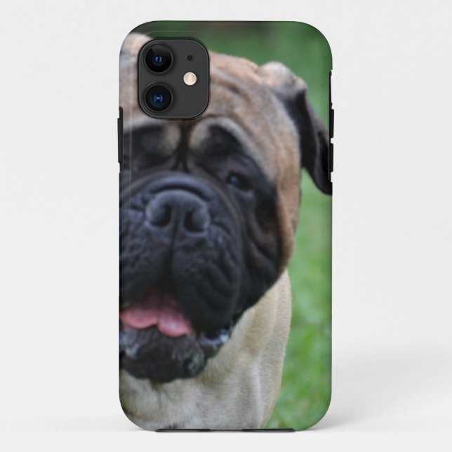 Funda De Case-Mate Para iPhone Bullmastiff lindo (Reverso)