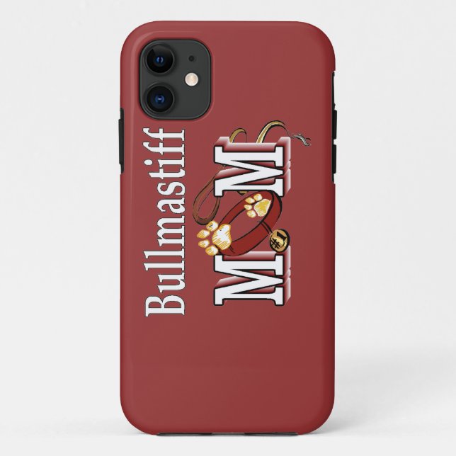 Funda De Case-Mate Para iPhone Bullmastiff Mom (Reverso)