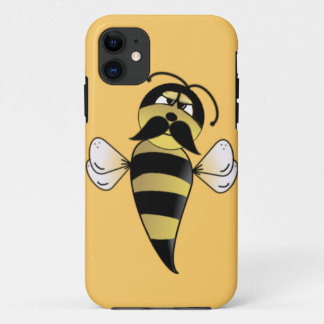 Funda Para iPhone 11 Bumble Bee con bigote