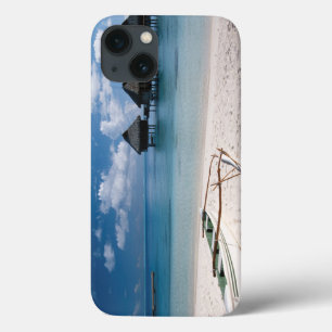 Funda Para iPhone 13 Bungalows de la playa de Motu Toopua