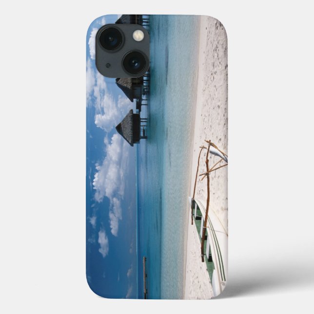 Funda De Case-Mate Para iPhone Bungalows de la playa de Motu Toopua (Reverso)