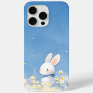 Funda Para iPhone 15 Pro Max Bunny Floral Fantasy