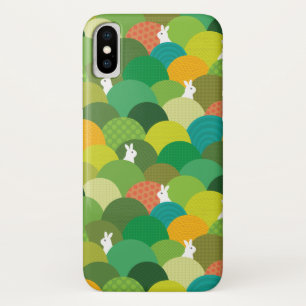 Funda Para iPhone X Bunny Oculto En Las Colinas