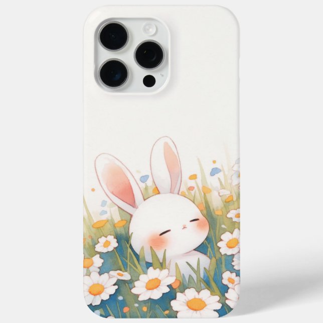 Funda De Case-Mate Para iPhone Bunny Peaceful Slumber (Reverso )