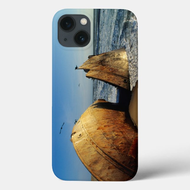 Funda De Case-Mate Para iPhone Buque en la playa, Costa de Skeleton, Namibia (Reverso)