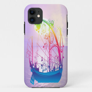 Funda Para iPhone 11 Buque velero al amanecer