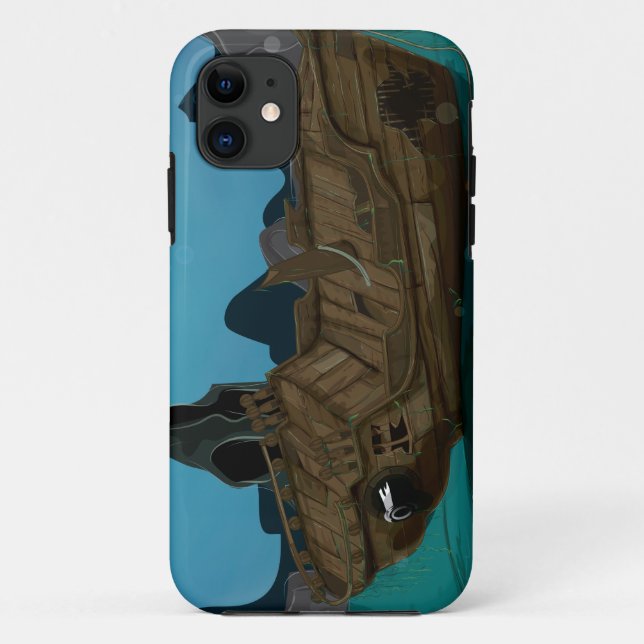 Funda De Case-Mate Para iPhone Buques subacuáticos (Reverso)