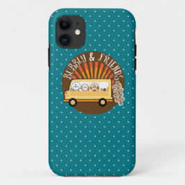 Funda Para iPhone 11 burbuja y amigos se van de viaje